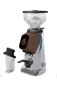 Obrázok pre Fiorenzato AllGround Kaffeem?hle Chrom Matt Eichenholz 230V EU Dark-T Titan