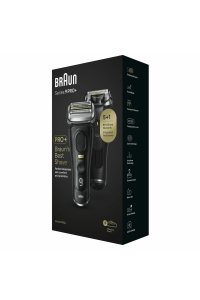 Braun Series 9 Pro+ 9510s Wet & Dry Planžetový holicí strojek Zastřihovač Černá Obrázok pre Braun Series 9 Pro+ 9510s Wet & Dry Planžetový holicí strojek Zastřihovač Černá