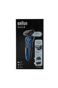 Obrázok pre Braun Series 6 61-B1500s Planžetový holicí strojek Zastřihovač Modrá