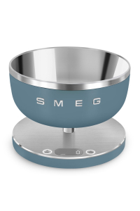 Smeg KSC01SBMWW kuchyňská výha Modrá Pracovní deska Kulatý Elektronická kuchyňská váha Obrázok pre Smeg KSC01SBMWW kuchyňská výha Modrá Pracovní deska Kulatý Elektronická kuchyňská váha
