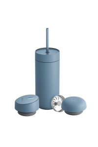 Fellow Carter Move Mug 3-in-1 Termohrnek se 3 víčky 473 ml Pudrově modrý Obrázok pre Fellow Carter Move Mug 3-in-1 Termohrnek se 3 víčky 473 ml Pudrově modrý