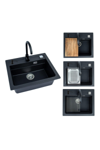 Obrázok pre SINK ATROX30 G91 WITH MIXER BLACK
