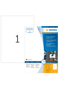 Obrázok pre HERMA 9501 samolepicí štítky Obdélník Permanentní Bílá 50 kusů
