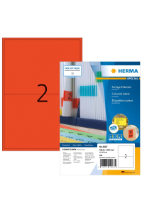 Obrázok pre HERMA 4567 samolepicí štítky Obdélník Červená 200 kusů
