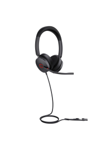 Yealink UH48 Dual Teams USB-C/A Sluchátka s mikrofonem Kabel Přes hlavu Kancelář / call centrum USB Type-C / USB Type-A Černá Obrázok pre Yealink UH48 Dual Teams USB-C/A Sluchátka s mikrofonem Kabel Přes hlavu Kancelář / call centrum USB Type-C / USB Type-A Černá