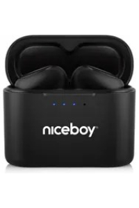 Niceboy HIVE Podsie 4 czarne / Słuchawki bezprzewodowe z mikrofonem / TWS / Bluetooth 5.4 / IP54 / etui ładujące Obrázok pre Niceboy HIVE Podsie 4 czarne / Słuchawki bezprzewodowe z mikrofonem / TWS / Bluetooth 5.4 / IP54 / etui ładujące