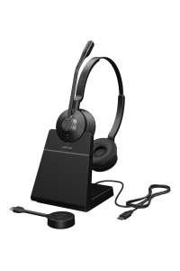 Jabra Engage 55 SE Sluchátka s mikrofonem Bezdrátový Přes hlavu Kancelář / call centrum Černá Obrázok pre Jabra Engage 55 SE Sluchátka s mikrofonem Bezdrátový Přes hlavu Kancelář / call centrum Černá