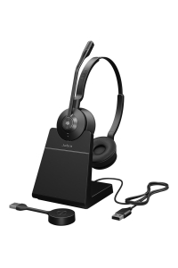 Jabra Engage 55 SE Sluchátka s mikrofonem Bezdrátový Přes hlavu Kancelář / call centrum Černá Obrázok pre Jabra Engage 55 SE Sluchátka s mikrofonem Bezdrátový Přes hlavu Kancelář / call centrum Černá
