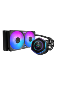 Cooler Master MasterLiquid Atmos II 240 LCD Black Procesor Sada pro kapalinové chlazení 12 cm Černá 1 kusů Obrázok pre Cooler Master MasterLiquid Atmos II 240 LCD Black Procesor Sada pro kapalinové chlazení 12 cm Černá 1 kusů