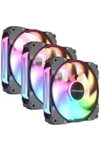 COUGAR CF-APR12HB3-RGB Počítačová skříň Ventilátor 12 cm Černá 3 kusů Obrázok pre COUGAR CF-APR12HB3-RGB Počítačová skříň Ventilátor 12 cm Černá 3 kusů