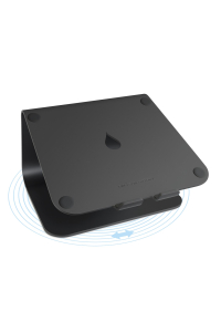 Rain Design mStand360 - drehbarer Aluminium Stand für MacBooks Notebooks bis 15 zoll Stojan pro laptop Černá 38,1 cm (15 Obrázok pre Rain Design mStand360 - drehbarer Aluminium Stand für MacBooks Notebooks bis 15 zoll Stojan pro laptop Černá 38,1 cm (15