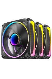 Antec Orbit 120 ARGB FAN Počítačová skříň Ventilátor 12 cm Černá Obrázok pre Antec Orbit 120 ARGB FAN Počítačová skříň Ventilátor 12 cm Černá
