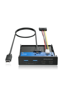 GRAUGEAR G-MP02 součástka počítačové skříně Univerzální Přední panel Obrázok pre GRAUGEAR G-MP02 součástka počítačové skříně Univerzální Přední panel