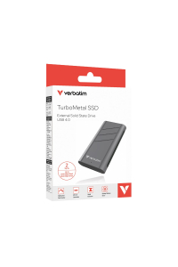 Obrázok pre Verbatim TurboMetal SSD USB4 2TB USB typu C USB4 Gen 2x2 Stříbrná