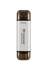 Obrázok pre Transcend ESD310 512 GB USB typ A na USB typ C 3.2 Gen 2 (3.1 Gen 2) Stříbrná
