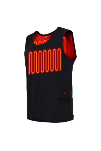 Glovii GV2XL ochranná pomůcka Heated vest Lyžování, Jízda na snowboardu Unisex Polyester Černá Obrázok pre Glovii GV2XL ochranná pomůcka Heated vest Lyžování, Jízda na snowboardu Unisex Polyester Černá