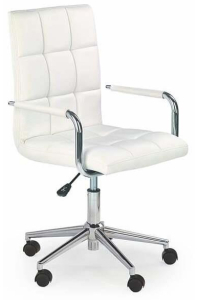 OFFICE CHAIR WHITE 53X46X98-110CM Obrázok pre OFFICE CHAIR WHITE 53X46X98-110CM