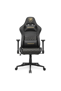 COUGAR CGR-AO2-GLB Univerzální herní židle Polstrované sedadlo Černá, Zlato Obrázok pre COUGAR CGR-AO2-GLB Univerzální herní židle Polstrované sedadlo Černá, Zlato