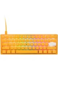Ducky One 3 Yellow Mini Gaming Tastatur RGB LED - MX-Clear US klávesnice Hraní USB Americká angličtina Žlutá Obrázok pre Ducky One 3 Yellow Mini Gaming Tastatur RGB LED - MX-Clear US klávesnice Hraní USB Americká angličtina Žlutá