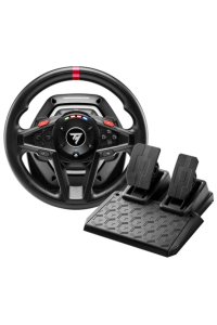 Thrustmaster T128-P Simtask Pack Černá USB Volant + Pedály Analogový/digitální PC, PlayStation 4, PlayStation 5 Obrázok pre Thrustmaster T128-P Simtask Pack Černá USB Volant + Pedály Analogový/digitální PC, PlayStation 4, PlayStation 5