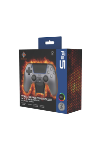 Deltaco Gaming GAM-199-STEELGRAY herní ovladač Šedá, Metalická, Ocel Bluetooth/USB Gamepad PlayStation 5, Android, iOS Obrázok pre Deltaco Gaming GAM-199-STEELGRAY herní ovladač Šedá, Metalická, Ocel Bluetooth/USB Gamepad PlayStation 5, Android, iOS