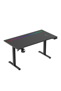 Elektricky výškově nastavitelný herní stůl Huzaro Hero 8.7 RGB, černý Obrázok pre Elektricky výškově nastavitelný herní stůl Huzaro Hero 8.7 RGB, černý