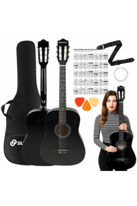 Obrázok pre SUPRIMO CGS2 BK gitara klasyczna 4/4 czarna do nau