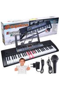 Obrázok pre SUPRIMO 6136L - klávesnice s mikrofonem pro výuku hry, určená pro děti