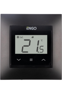 ENGO Controls E55-B - Internetowy, podtynkowy regulator temperatury do ramki 55x55, Wi-F Obrázok pre ENGO Controls E55-B - Internetowy, podtynkowy regulator temperatury do ramki 55x55, Wi-F