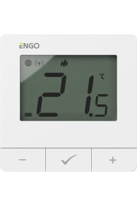 Thermostat, battery, white, ZigBee/868MHz, surface Obrázok pre Thermostat, battery, white, ZigBee/868MHz, surface