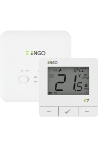 ENGO Controls E7-RFW Wireless Thermostat, White Obrázok pre ENGO Controls E7-RFW Wireless Thermostat, White