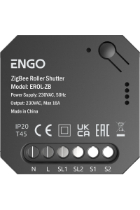 ENGO Controls ZigBee Roller Shutter Controller Obrázok pre ENGO Controls ZigBee Roller Shutter Controller
