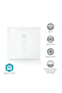 Nedis WIFIWC10WT vysílač pro chytrý domov Kabelový a bezdrátový Nástěnný WWAN Obrázok pre Nedis WIFIWC10WT vysílač pro chytrý domov Kabelový a bezdrátový Nástěnný WWAN