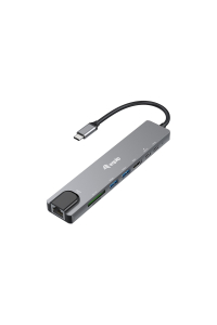 Obrázok pre Equip 133497 dokovací stanice/replikátor portů Kabel USB typu C Černá, Šedá