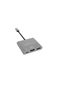 Terratec Connect C3 USB 3.2 Gen 1 (3.1 Gen 1) Type-C Stříbrná Obrázok pre Terratec Connect C3 USB 3.2 Gen 1 (3.1 Gen 1) Type-C Stříbrná