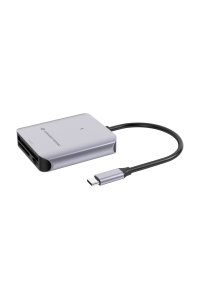 Conceptronic BIAN09G čtečka karet USB 3.2 Gen 2 Type-C Šedá Obrázok pre Conceptronic BIAN09G čtečka karet USB 3.2 Gen 2 Type-C Šedá