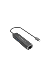 Conceptronic ABBY14B dokovací stanice/replikátor portů Kabel USB 3.2 Gen 1 (3.1 Gen 1) Type-C Šedá Obrázok pre Conceptronic ABBY14B dokovací stanice/replikátor portů Kabel USB 3.2 Gen 1 (3.1 Gen 1) Type-C Šedá
