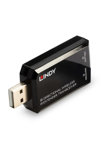 Lindy 38331 AV prodlužovačka AV vysílač a vysílač Černá Obrázok pre Lindy 38331 AV prodlužovačka AV vysílač a vysílač Černá