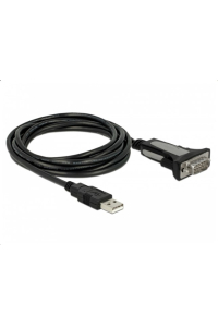 DeLOCK 65962 sériový kabel Černá 3 m USB Typ-A DB-9 Obrázok pre DeLOCK 65962 sériový kabel Černá 3 m USB Typ-A DB-9