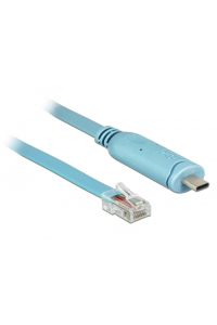 DeLOCK 63914 sériový kabel Modrá 3 m USB typu C RJ45 Obrázok pre DeLOCK 63914 sériový kabel Modrá 3 m USB typu C RJ45