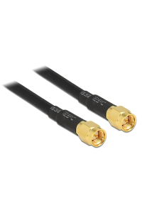 DeLOCK 88891 koaxiální kabel LMR195 5 m Černá Obrázok pre DeLOCK 88891 koaxiální kabel LMR195 5 m Černá