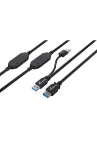 MediaRange MRCS244 USB kabel USB 3.2 Gen 1 (3.1 Gen 1) 15 m 2 x USB A USB A 5 Gbit/s Černá Obrázok pre MediaRange MRCS244 USB kabel USB 3.2 Gen 1 (3.1 Gen 1) 15 m 2 x USB A USB A 5 Gbit/s Černá