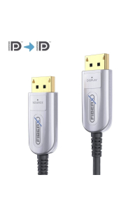 FiberX FX-I260-010 DisplayPort kabel 10 m Černá, Stříbrná Obrázok pre FiberX FX-I260-010 DisplayPort kabel 10 m Černá, Stříbrná