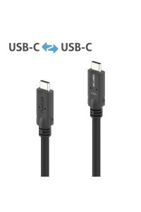 PureLink PI6600-030 USB kabel USB4 Gen 2x2 3 m USB C 20 Gbit/s 100 W Černá Obrázok pre PureLink PI6600-030 USB kabel USB4 Gen 2x2 3 m USB C 20 Gbit/s 100 W Černá