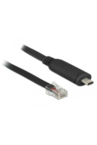 DeLOCK 63912 sériový kabel Černá 2 m USB typu C RJ45 Obrázok pre DeLOCK 63912 sériový kabel Černá 2 m USB typu C RJ45