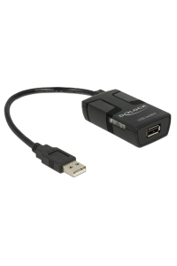 DeLOCK 62588 USB kabel 0,15 m USB A Černá Obrázok pre DeLOCK 62588 USB kabel 0,15 m USB A Černá