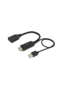 Obrázok pre Equip 119039 adaptér k video kabelům 0,15 m HDMI Typ A (standardní) DisplayPort Černá