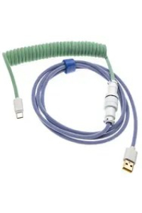 Ducky Premicord USB kabel 1,8 m USB A USB C Modrá, Zelená Obrázok pre Ducky Premicord USB kabel 1,8 m USB A USB C Modrá, Zelená