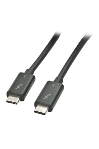 Lindy 41556 Thunderbolt kabel 1 m 20 Gbit/s Černá Obrázok pre Lindy 41556 Thunderbolt kabel 1 m 20 Gbit/s Černá