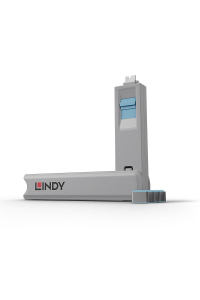 Lindy 40465 blokátor portů Blokátor portu + klíč USB typu C Modrá ABS (akrylonitril-butadien-styren) 1 kusů Obrázok pre Lindy 40465 blokátor portů Blokátor portu + klíč USB typu C Modrá ABS (akrylonitril-butadien-styren) 1 kusů